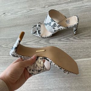 Snakeskin heels